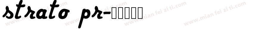 strato pr字体转换